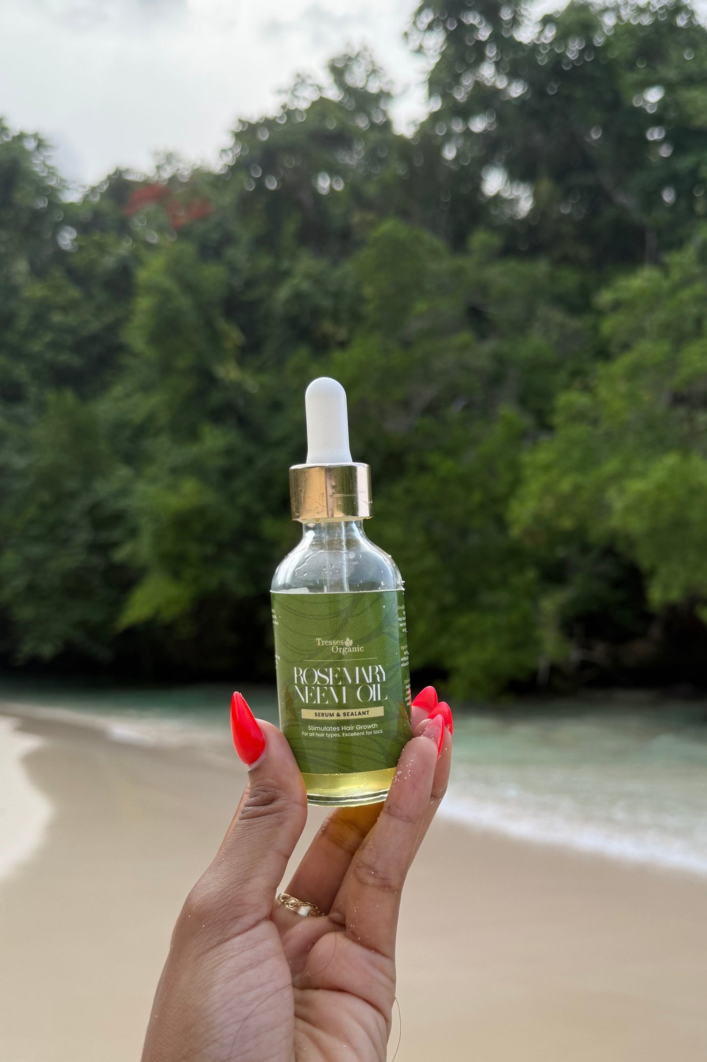 Rosemary Neem Hair Serum & Sealant 2oz Travel Size