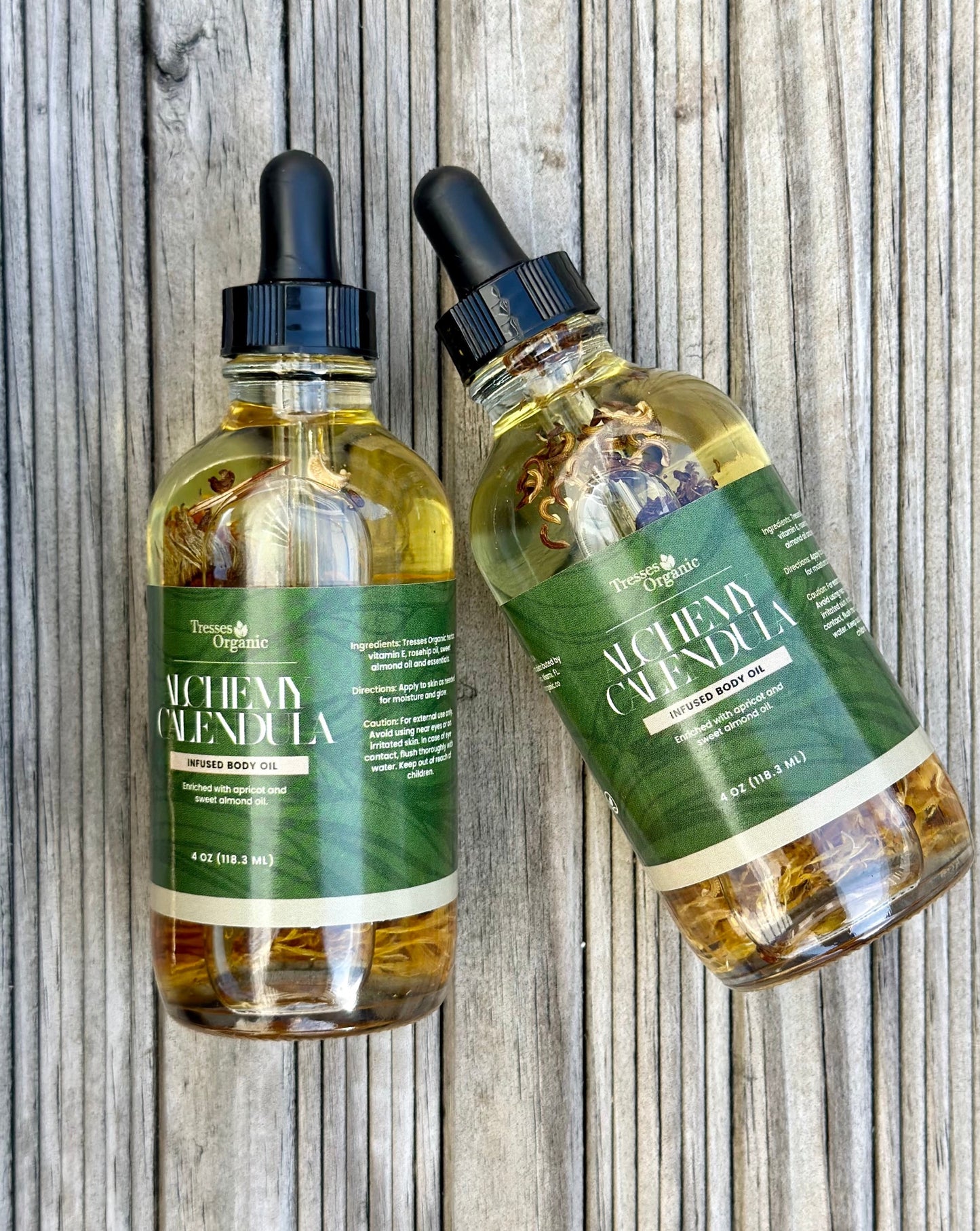 Alchemy Calendula Infused Body Oil 4 oz & 2 oz